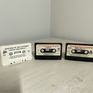 Lot of Three (3) Vintage Read Along Cassettes Gremlins Dark Crystal NO BOOKS